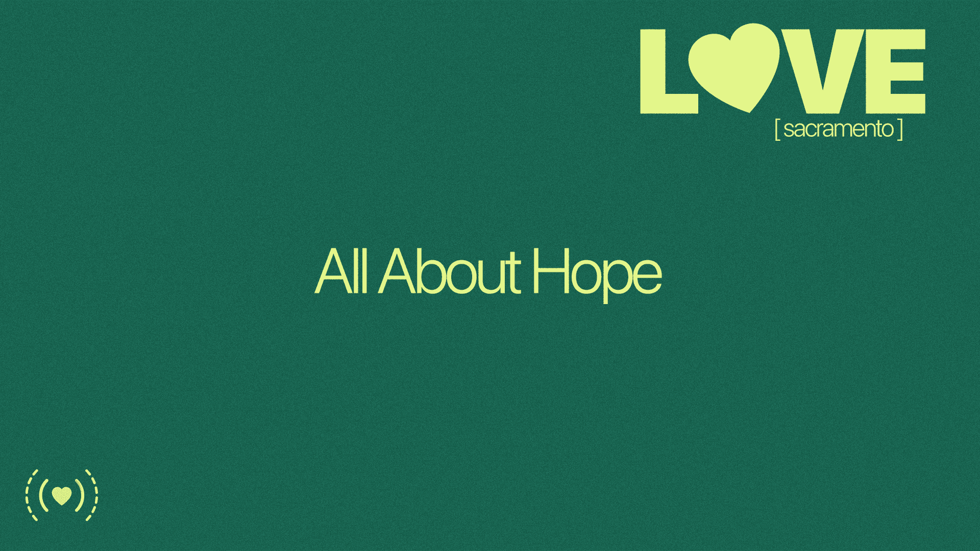 All About Hope